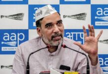 आम आदमी पार्टी भारत में लड़ेगी सभी स्थानीय निकाय चुनाव -गोपाल राय