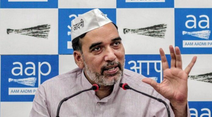 आम आदमी पार्टी भारत में लड़ेगी सभी स्थानीय निकाय चुनाव -गोपाल राय