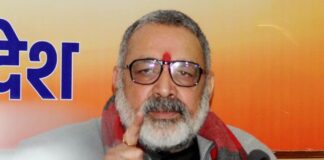 शाहीन बाग में देश के खिलाफ साजिश,आत्मघाती हमलावरों के जत्थे बनाए जा रहे हैं-गिरिराज सिंह BJP