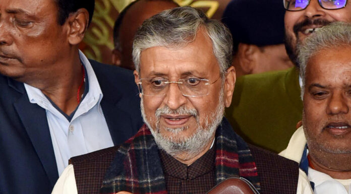 BJP के वरिष्ठ नेता सुशील मोदी राज्य सभा के लिए निर्विरोध चुने गए